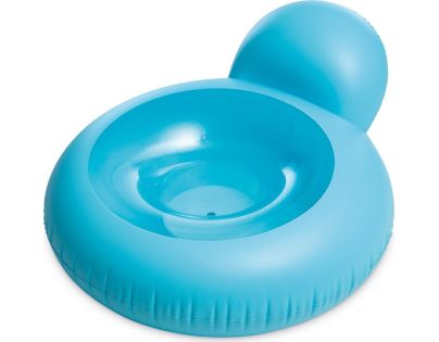 Intex 58889EU Matrace do vody s opěrátkem 137 x 122 cm modrá - Poškozený obal