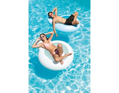 Intex 58889EU Matrace do vody s opěrátkem 137 x 122 cm modrá - Poškozený obal