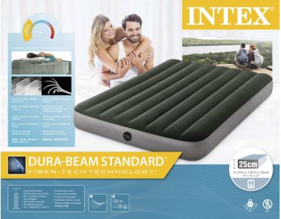 Intex 64108INT Nafukovací postel Dura Beam Queen Standard - Poškozený obal