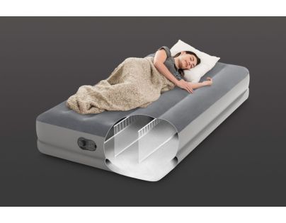 Intex 64112 Nafukovací postel 99 x 191x 30 cm Dura-Beam Twin Prestige - Poškozený obal