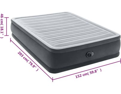 Intex 64414ND Nafukovací matrace Dura Beam Deluxe 152 x 203 x 46 cm - Poškozený obal