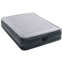 Intex 64418NP Nafukovací postel 152 x 203 x 56 cm - Dura-Beam Queen Comfort plush - Poškozený obal