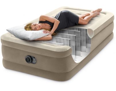 Intex 64426ND Nafukovací postel 99 x 191 x 46 cm - Dura Beam Twin - Poškozený obal