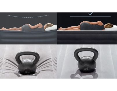 Intex 64448NPINT Nafukovací postel 236 x 152 x 86 cm - Ultra Plush Headboard