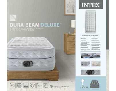 Intex Nafukovací postel Dura Beam Twin 99 x 191 x 51 cm