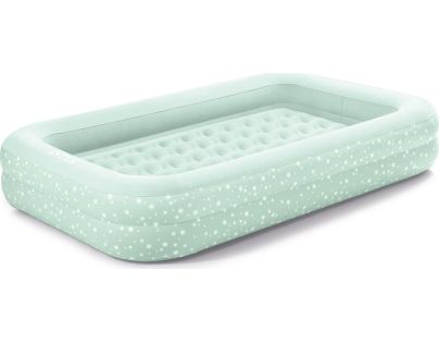 Intex 66810 Dětská nafukovací postel Travel světle zelená s hvězdičkami - Poškozený obal