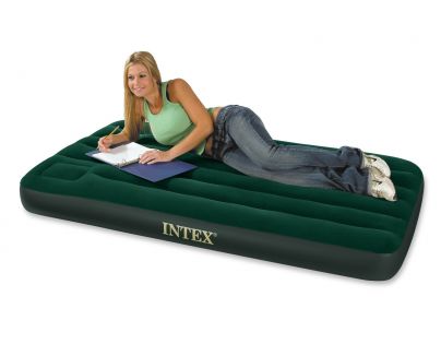 Intex 66927 Nafukovací postel s pumpou Twin Downy Bed