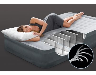 Intex 67766NP Nafukovací postel Dura-Beam Twin Comfort plush - Poškozený obal