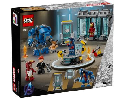 LEGO® Marvel 76315 Iron Man a jeho laboratoř: Síň brnění