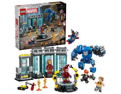 LEGO® Marvel 76315 Iron Man a jeho laboratoř: Síň brnění