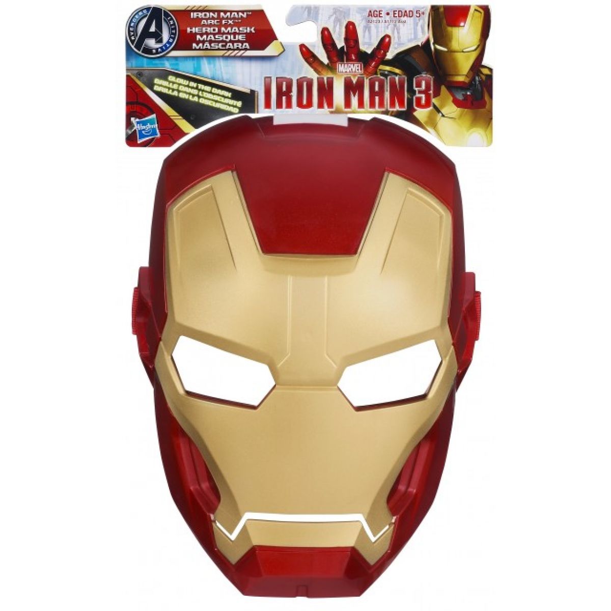 Iron Man maska svítící ve tmě Hasbro A1712