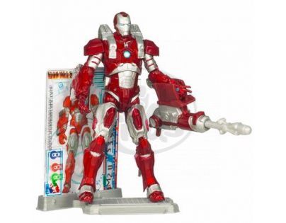Hasbro 93763 - Iron Man II - Sběratelská figurka - Mark VI svítící (08)
