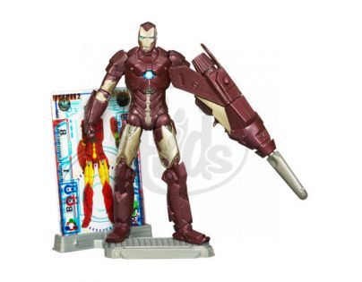 Hasbro 93763 - Iron Man II - Sběratelská figurka - Mark VI svítící (08)