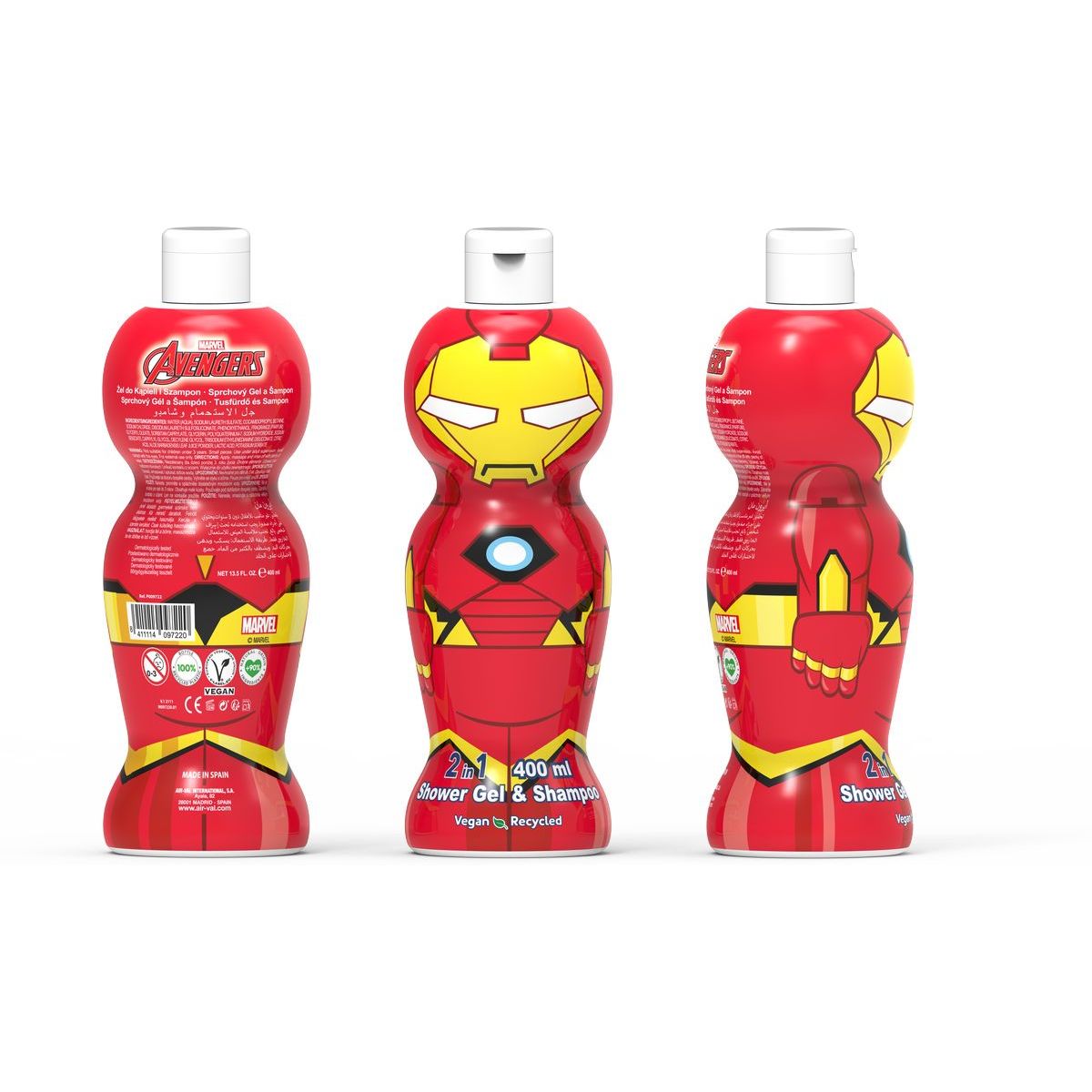 Iron Man sprchový gel a šampon 400 ml
