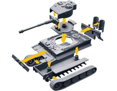 Italeri Easy to Build World of Tanks Tiger 1:72