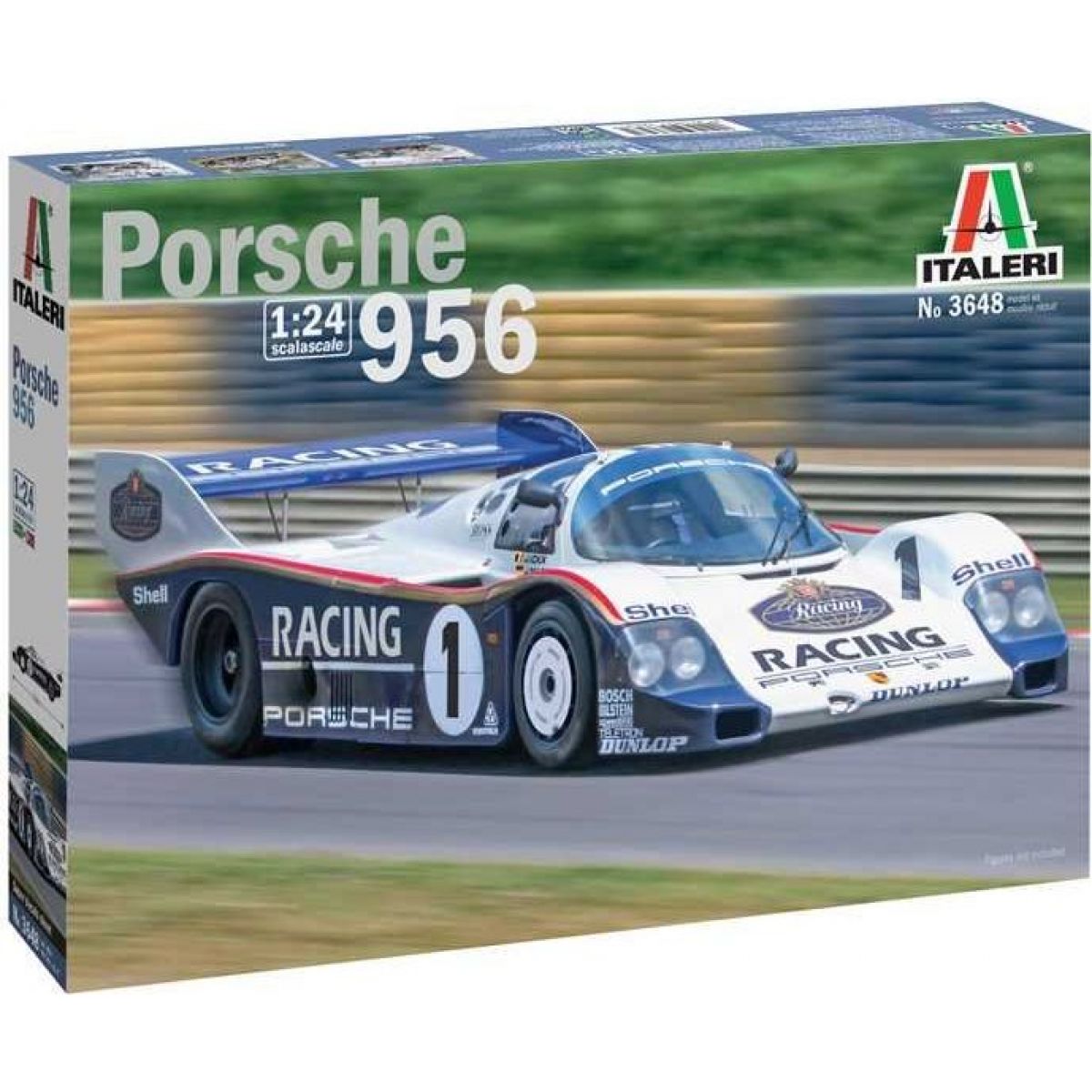 Italeri Model Kit auto 3648 Porsche 956 1:24