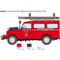 Italeri Model Kit auto Land Rover Fire Truck 1 : 24 2
