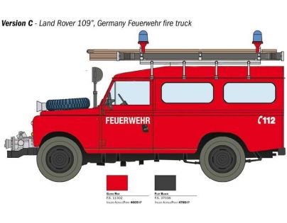 Italeri Model Kit auto Land Rover Fire Truck 1 : 24