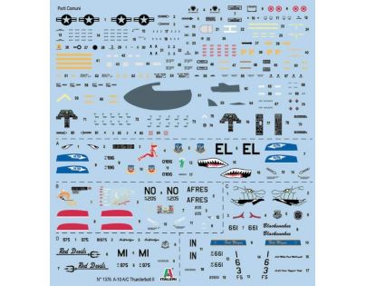 Italeri Model Kit letadlo A-10 A C Thunderbolt II Gulf War 1:72