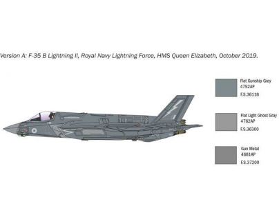 Italeri Model Kit letadlo F-35 B Lightning II Stovl version 1:72