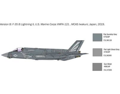 Italeri Model Kit letadlo F-35 B Lightning II Stovl version 1:72