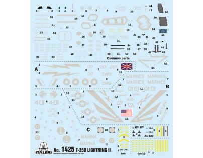 Italeri Model Kit letadlo F-35 B Lightning II Stovl version 1:72