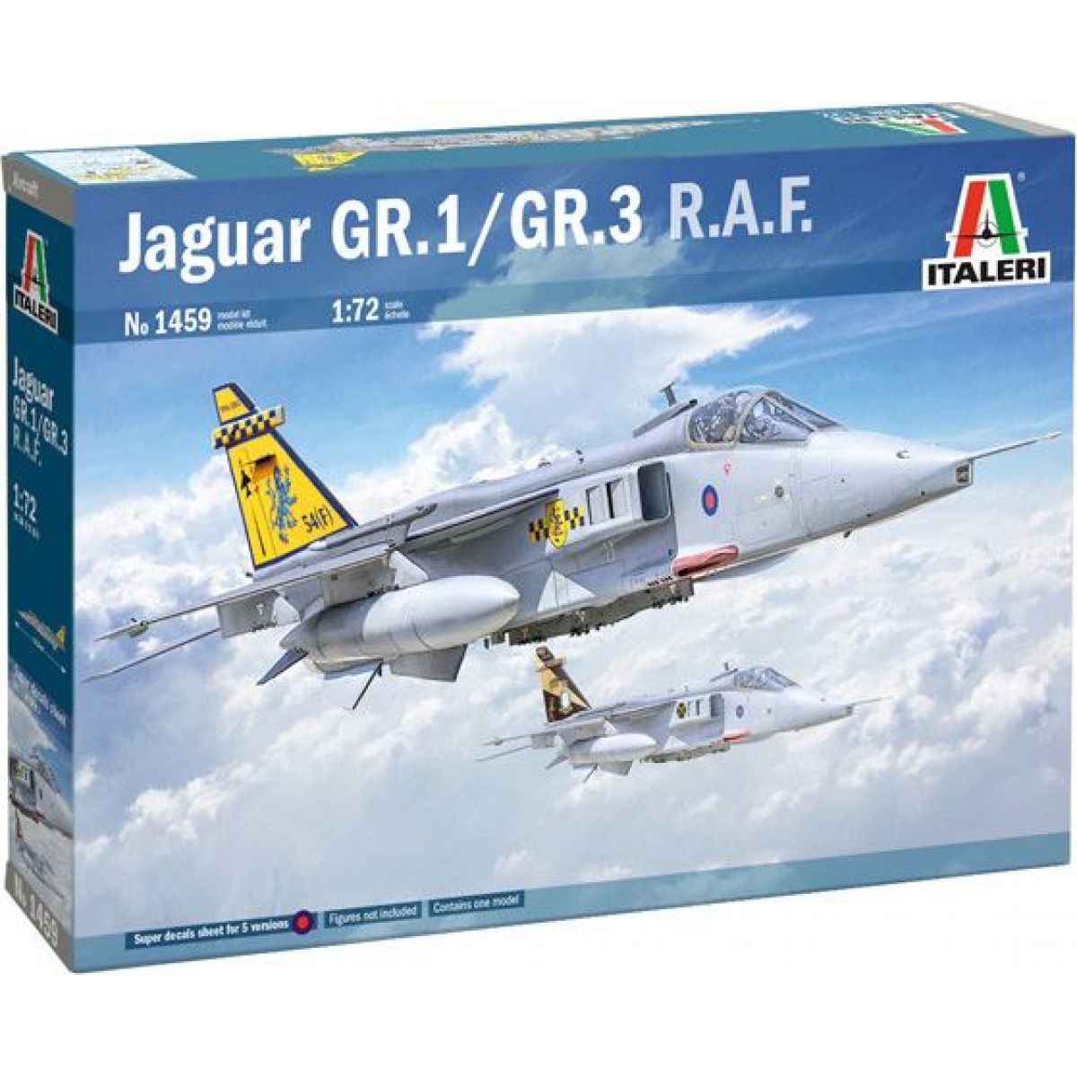 Italeri Model Kit letadlo 1459 Sepecat Jaguar GR.1 3 R.A.F. (1:72)