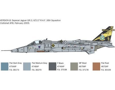 Italeri Model Kit letadlo Sepecat Jaguar GR.1 3 R.A.F.