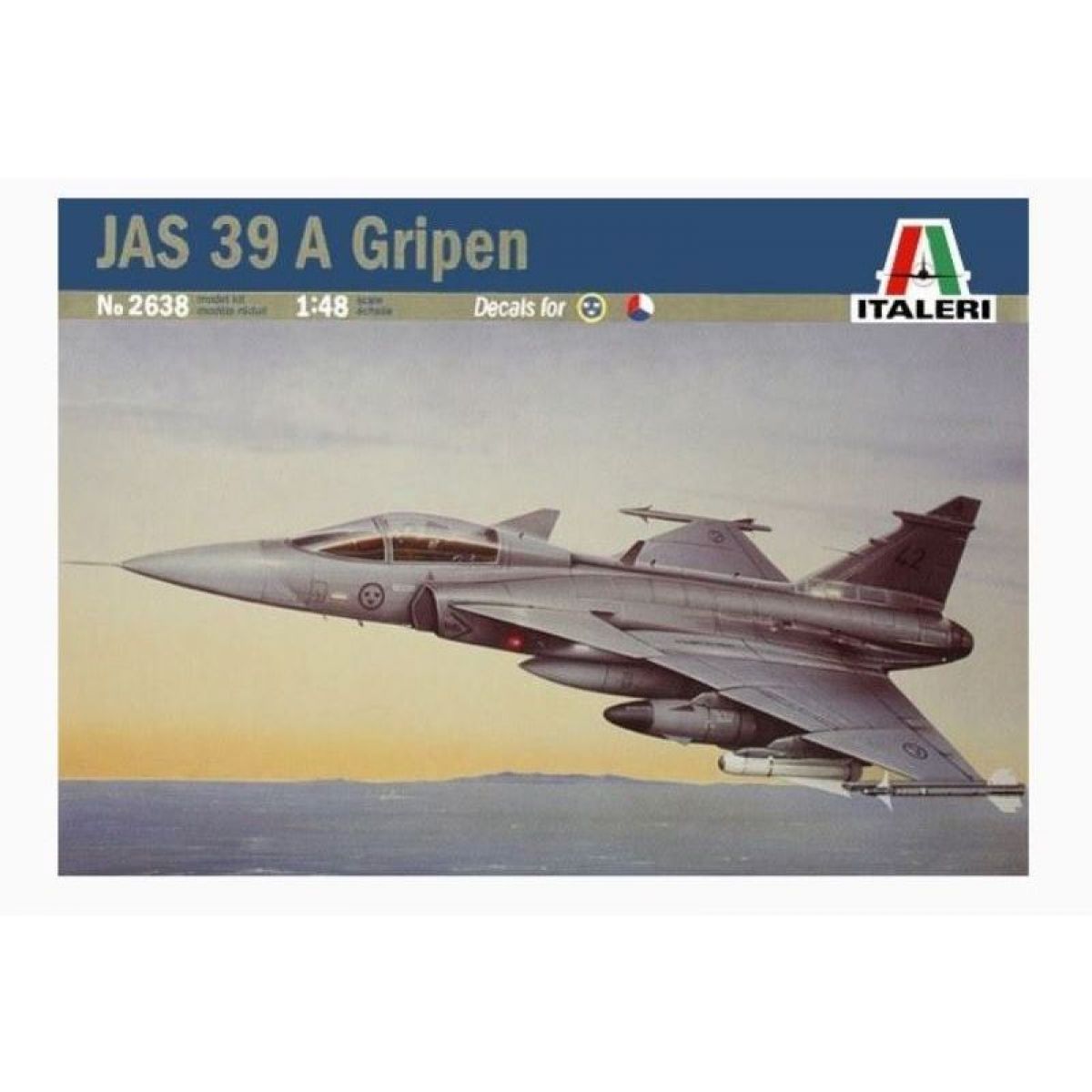 Italeri Model Kit letadlo 2638 Jas 39 A Gripen 1:48