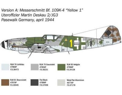 Italeri Model Kit letadlo 2805 Bf 109 K-4 1 : 48
