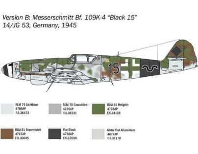 Italeri Model Kit letadlo 2805 Bf 109 K-4 1 : 48