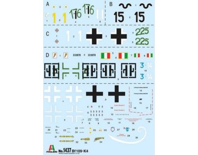 Italeri Model Kit letadlo 2805 Bf 109 K-4 1 : 48