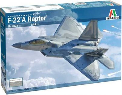 Italeri Model Kit letadlo Lockheed Martin F-22A Raptor 1 : 48