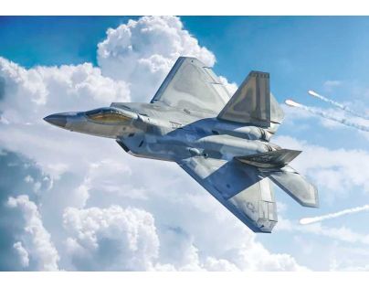 Italeri Model Kit letadlo Lockheed Martin F-22A Raptor 1 : 48