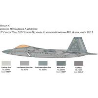 Italeri Model Kit letadlo Lockheed Martin F-22A Raptor 1 : 48 4