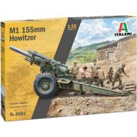 Italeri Model Kit military M1 155 mm Howitzer 1:35