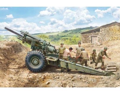 Italeri Model Kit military M1 155 mm Howitzer 1 : 35