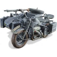 Italeri Model Kit military Zundapp KS 750 with sidecar 1:9 6