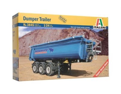 Italeri Model Kit návěs Dumper Trailer 1:24