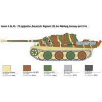 Italeri Model Kit tank Sd. Kfz.173 Jagdpanther with crew 1:35 2
