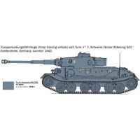 Italeri Model Kit tank VK 4501P Tiger Ferdinand 1:35 2