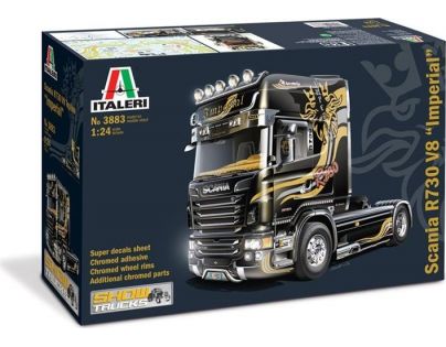 Italeri Model Kit truck Scania R V8 Topline Imperial 1:24