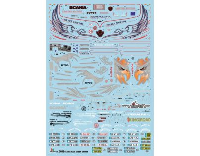 Model Kit truck Scania R730 Streamline 4x2 1:24