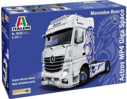 Italeri Model Kit truck Mercedes-Benz Actros MP4 Giga Space 1:24