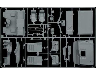 Italeri Model Kit truck Mercedes-Benz Actros MP4 Giga Space 1:24