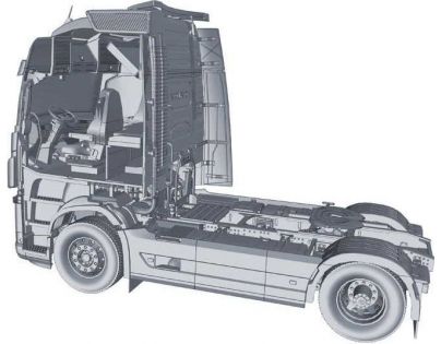 Italeri Model Kit truck Volvo FH4 Globetrotter XL 1:24