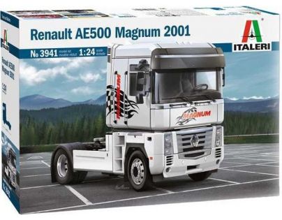 Italeri Model Kit truck Renault AE500 Magnum 2001 1:24
