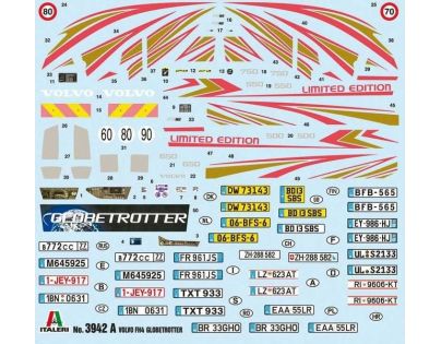 Italeri Model Kit truck Volvo FH4 Globetrotter Medium Roof 1:24