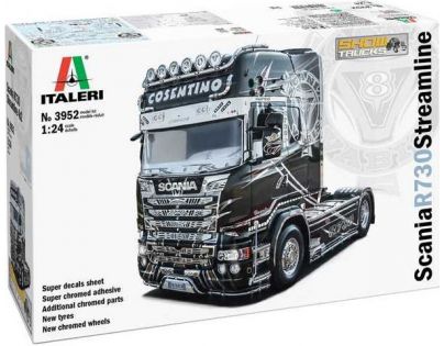 Italeri Model Kit truck Scania R 730 Streamline 4 x 2 Show Trucks 1 : 24
