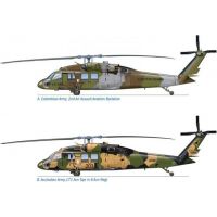 Italeri Model Kit vrtulník 1328 UH-60 MH-60 Black Hawk Night Raid - Poškozený obal 2